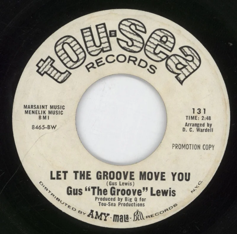 Gus "The Groove" Lewis Together / Let The Groove Move You - Demo US 7" vinyl