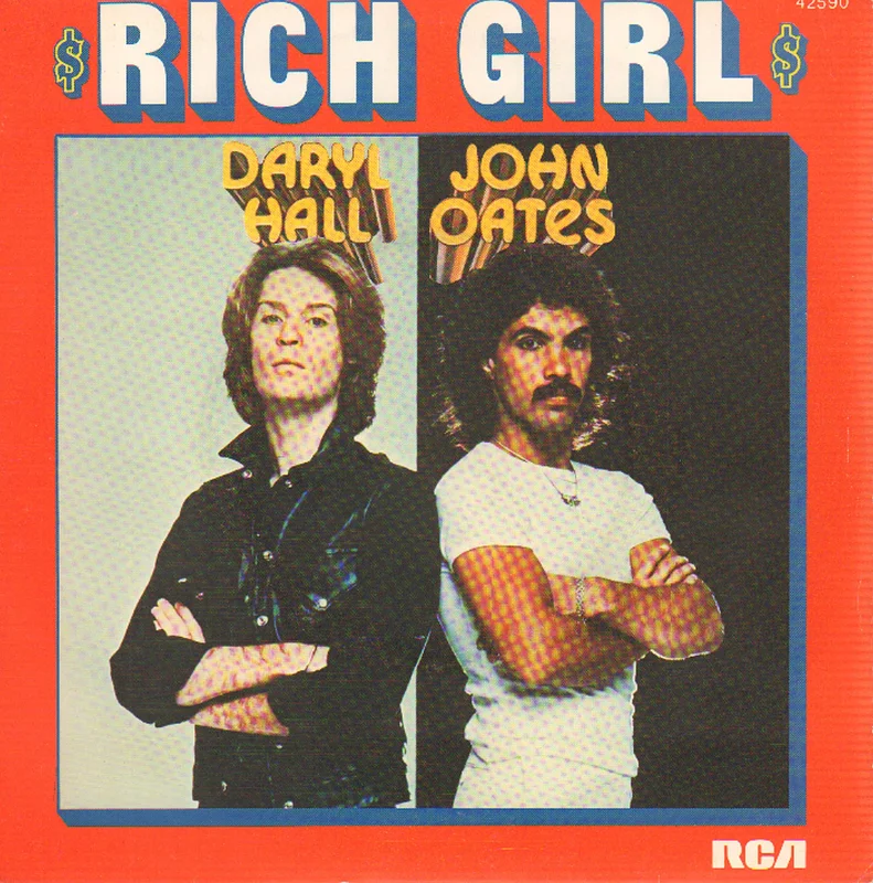 Hall & Oates Rich Girl French 7" vinyl