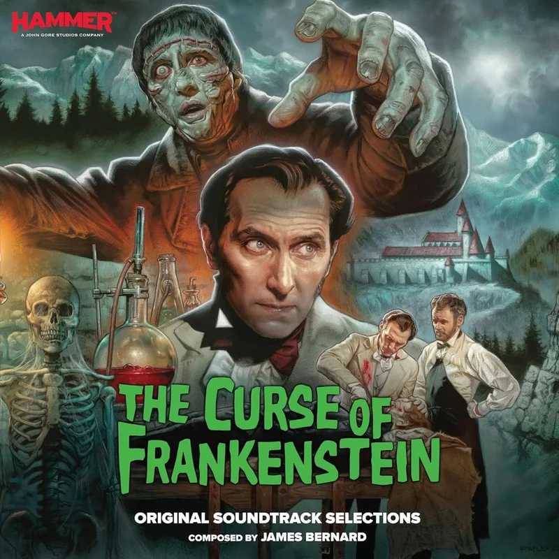 Hammer Horror The Curse Of Frankenstein - Transucent Green Vinyl + Insert UK 7" vinyl