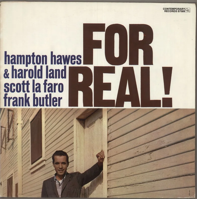Hampton Hawes For Real! US Vinyl LP