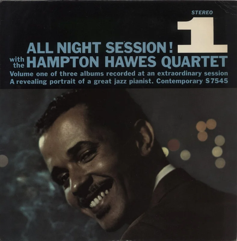 Hampton Hawes Hampton Hawes Quartet: All Night Session, Vol. 1 US Vinyl LP