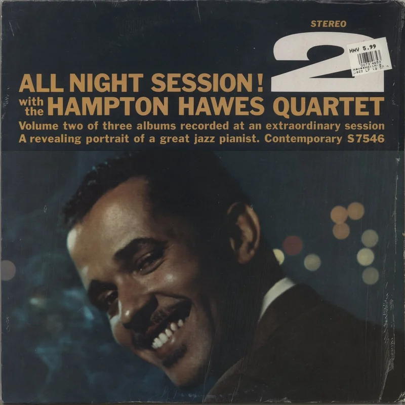 Hampton Hawes Hampton Hawes Quartet: All Night Session, Vol. 2 US Vinyl LP