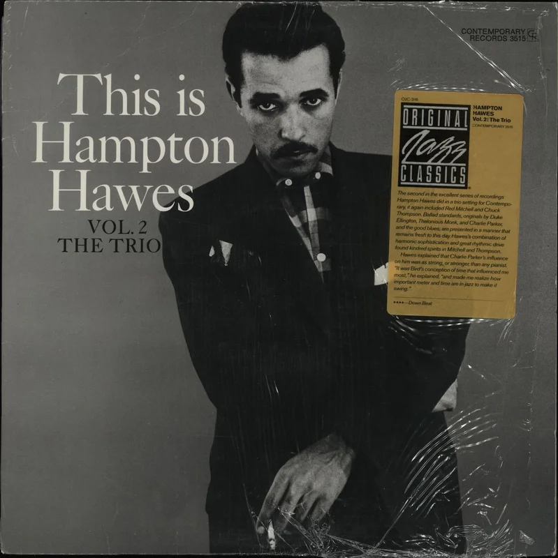 Hampton Hawes This Is Hampton Hawes: Vol. 2 The Trio US Vinyl LP
