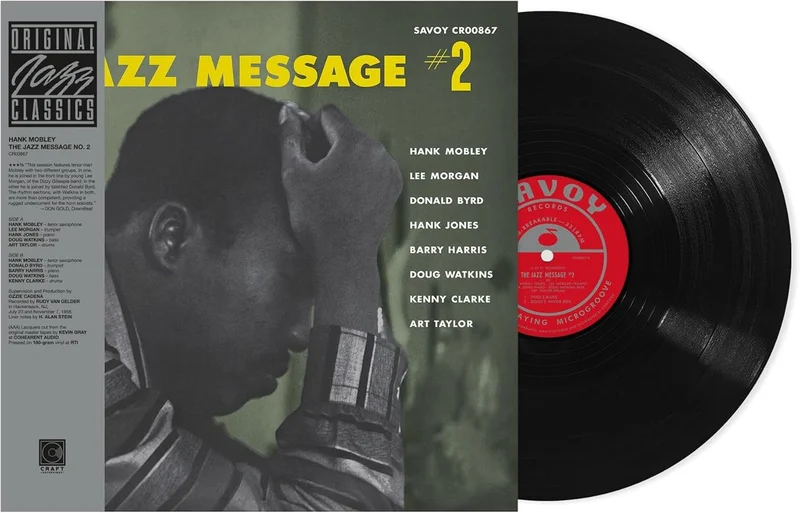 Hank Mobley Jazz Message #2 - Original Jazz Classics Series - 180 Gram Black Vinyl - Sealed US Vinyl LP
