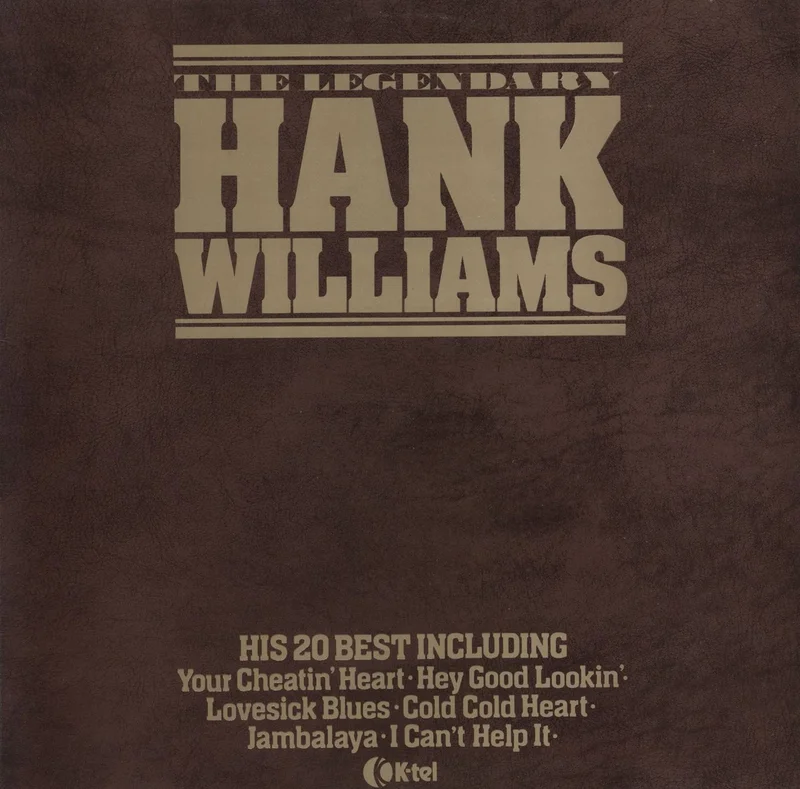 Hank Williams The Legendary Hank Williams UK Vinyl LP