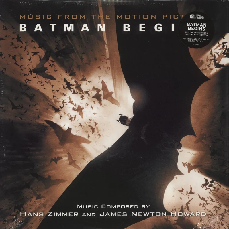 Hans Zimmer Batman Begins - Blue Vinyl - Sealed UK 2-LP vinyl set