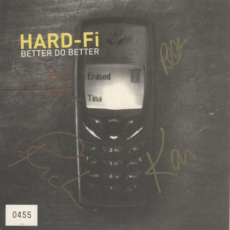 Hard-Fi Better Do Better - Yellow Vinyl + Numbered & Autographed Sleeve UK 7" vinyl