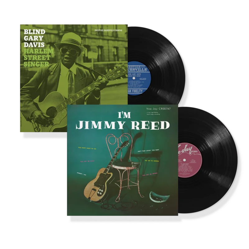 Harlem Street Singer (Bluesville Series) + I'm Jimmy Reed (Bluesville Series) - 180G LP Bundle