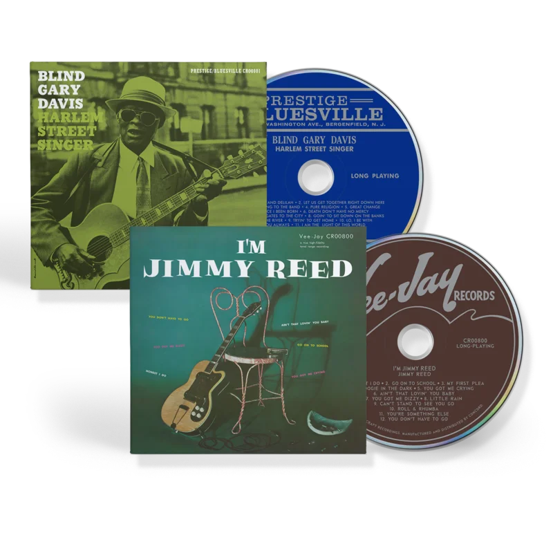 Harlem Street Singer (Bluesville Series) + I'm Jimmy Reed (Bluesville Series) - CD Bundle