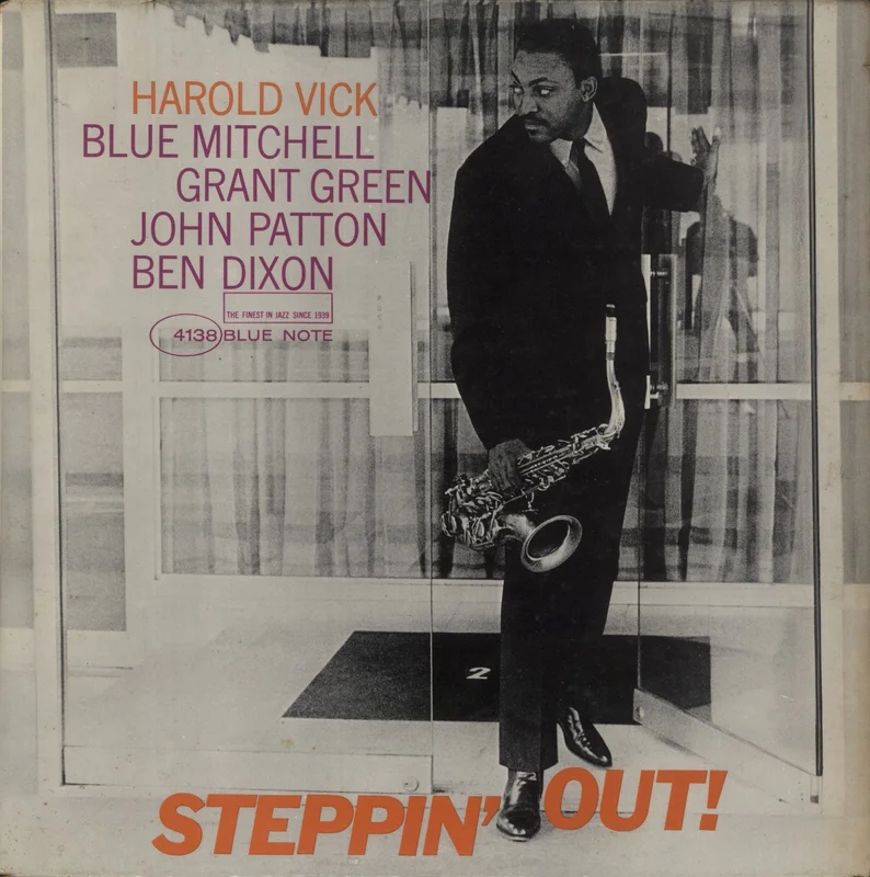 Harold Vick Steppin' Out! - NY - 1st US Vinyl LP