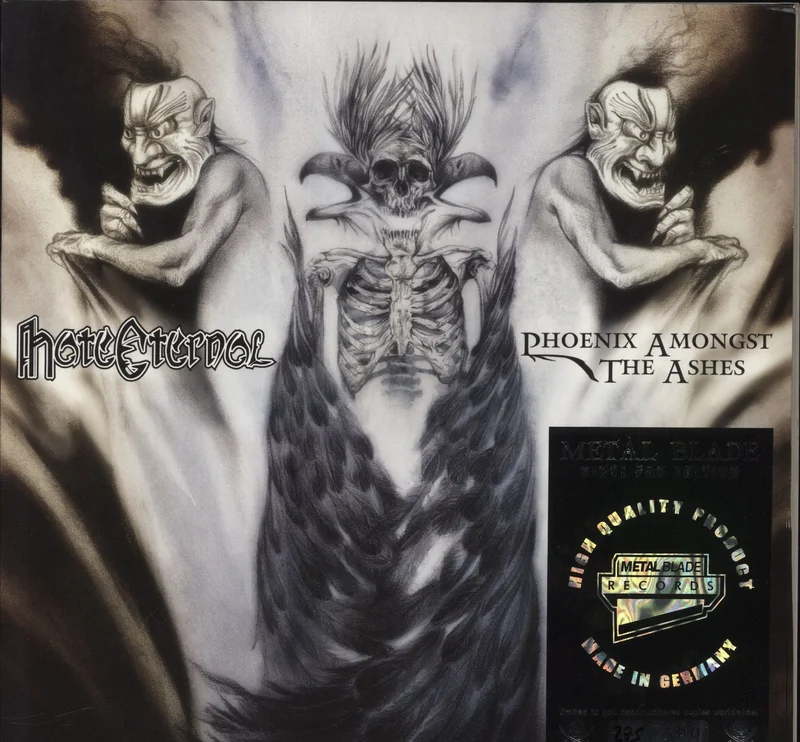 Hate Eternal Phoenix Amongst The Ashes - Grey Marbled Vinyl German Vinyl LP