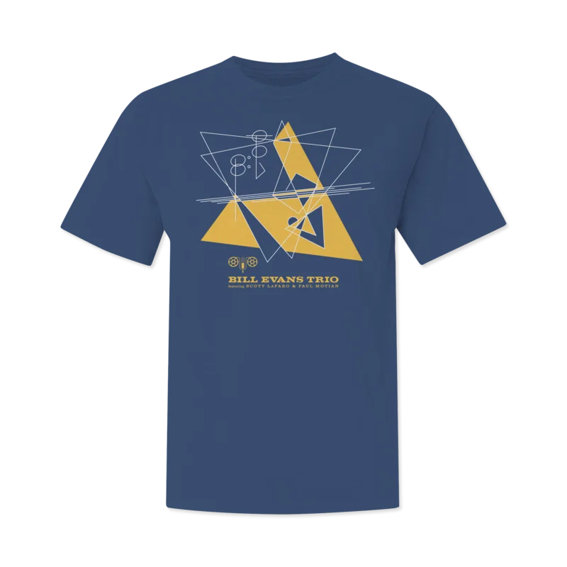 Haunted Heart Geometrics Midnight Blue Tee