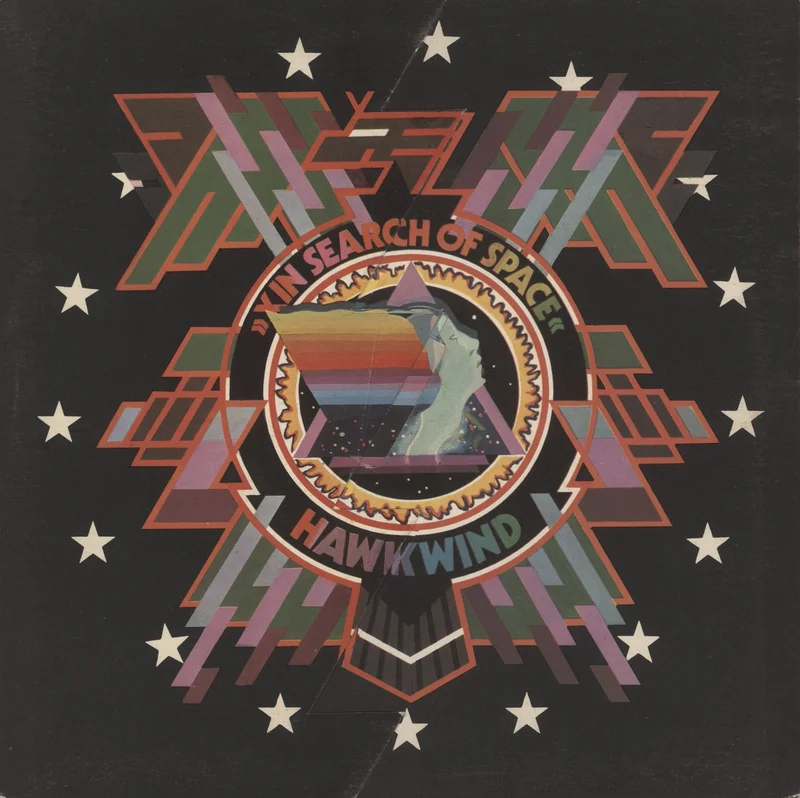 Hawkwind In Search Of Space - 1st + Booklet German Vinyl LP