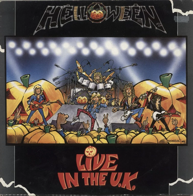 Helloween Live In The UK - VG UK Vinyl LP