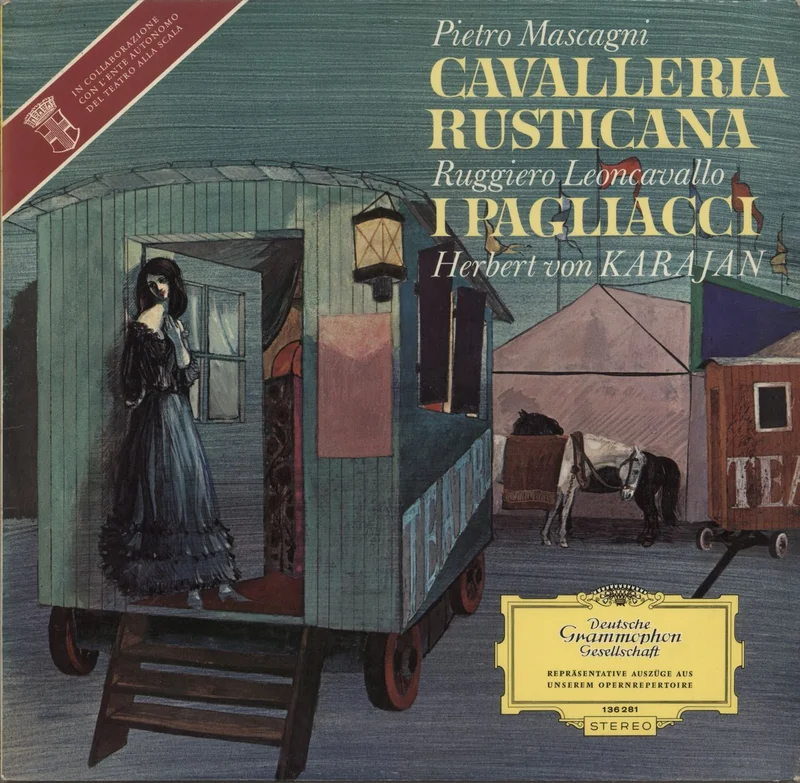 Herbert Von Karajan Mascagni: Cavalleria Rusticana / Leoncavallo: I Pagliacci German Vinyl LP