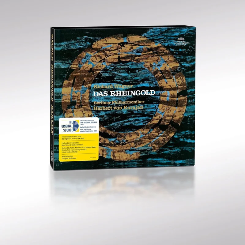 Herbert Von Karajan Wagner: Das Rheingold - The Original Source Series 180 Gram - Sealed UK 3-LP vinyl set