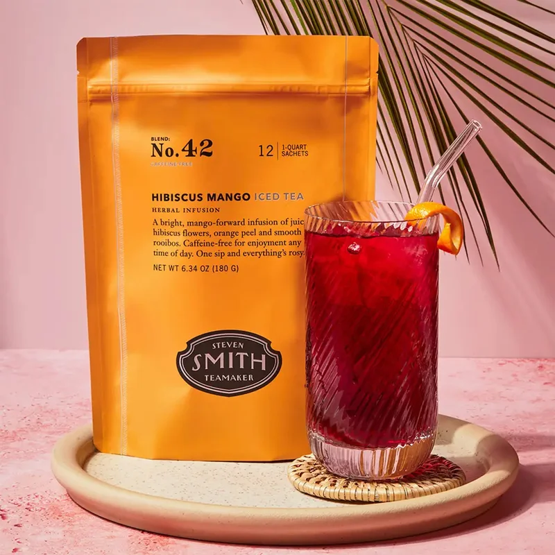 Hibiscus Mango Iced Tea