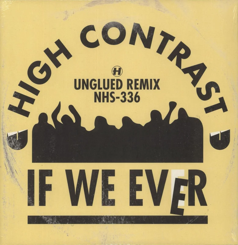 High Contrast If We Ever [Unglued Remix] - Yellow Vinyl - Sealed UK 12" vinyl