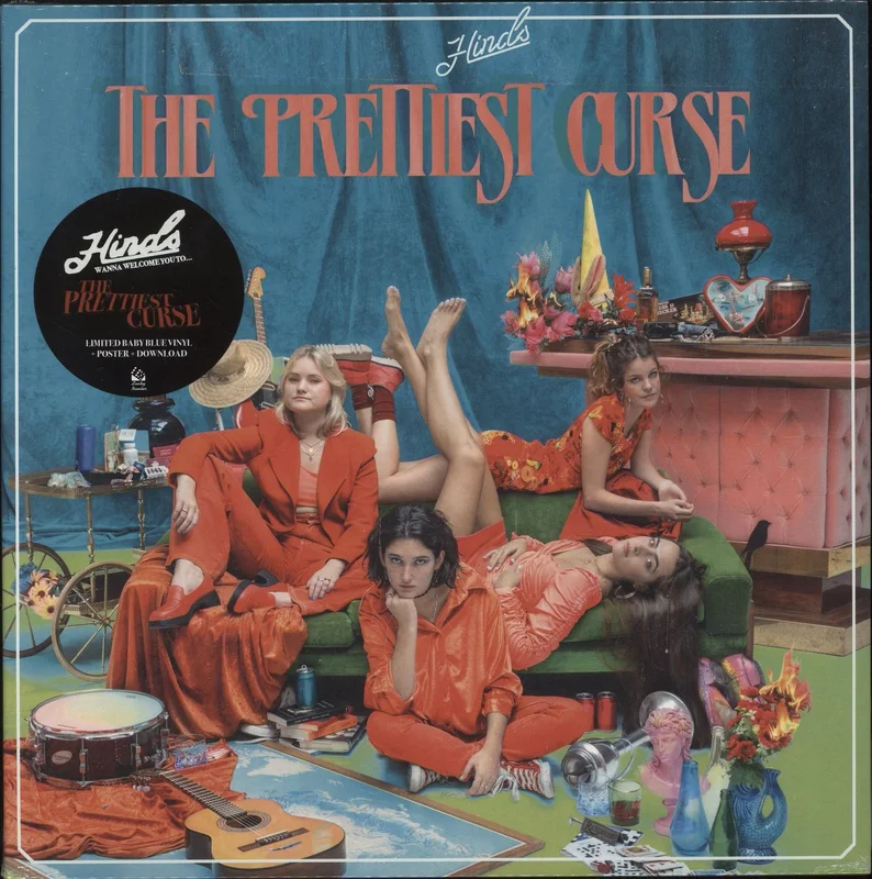 Hinds The Prettiest Curse - Baby Blue Vinyl + Autographed - Sealed US Vinyl LP