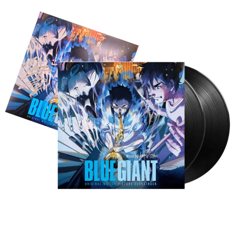 Hiromi - Blue Giant Soundtrack 2LP + Signed Lithograph Bundle