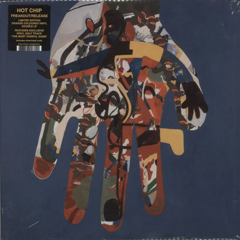 Hot Chip Freakout/Release - Orange Vinyl + Autographed Print UK 2-LP vinyl set