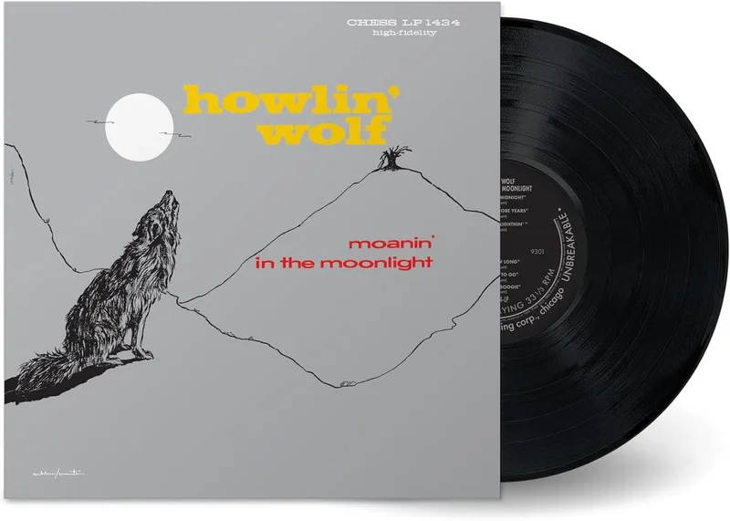 Howlin' Wolf Moanin in the Moonlight - 75th Anniversary Edition - 180 Gram Black Vinyl - Sealed US Vinyl LP