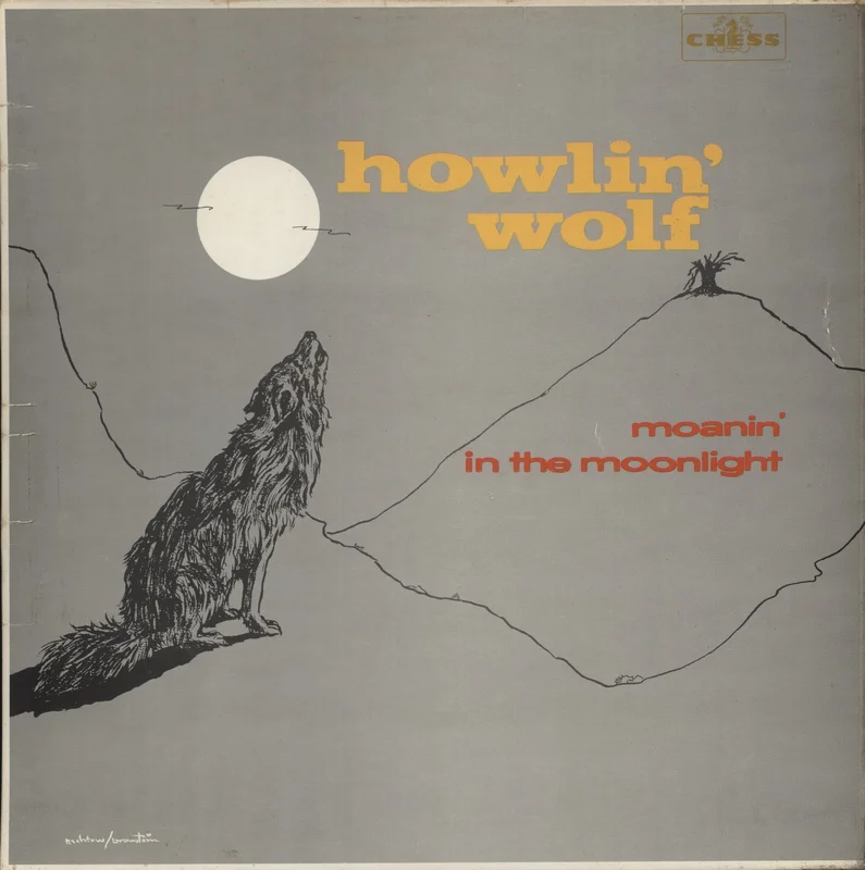 Howlin' Wolf Moanin' In The Moonlight - VG UK Vinyl LP