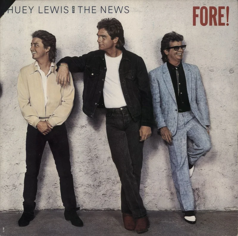 Huey Lewis & The News Fore! - Deletion Cut US Vinyl LP