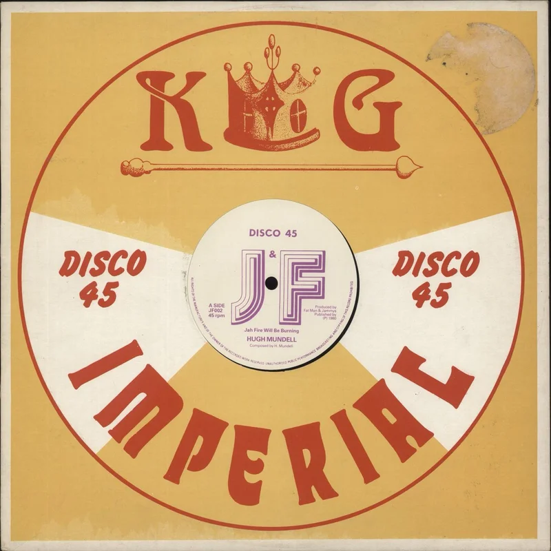 Hugh Mundell Jah Fire Will Be Burning - EX UK 12" vinyl
