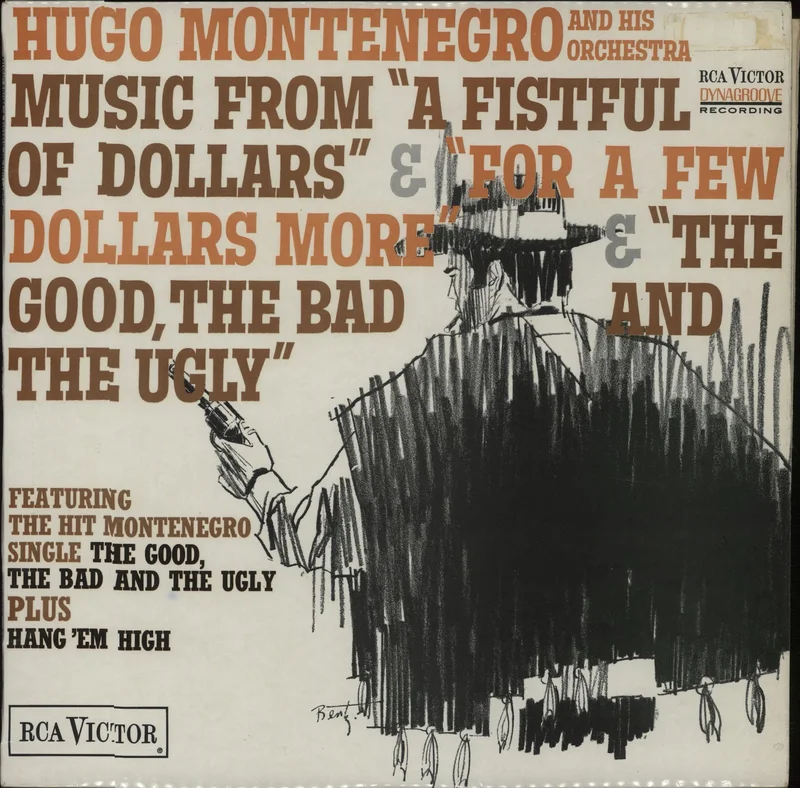 Hugo Montenegro Music From 'A Fistful Of Dollars' etc - red label UK Vinyl LP