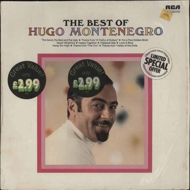 Hugo Montenegro The Best Of Hugo Montenegro - Shrink UK Vinyl LP