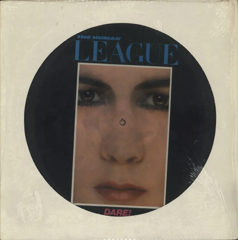 Human League Dare! - White - Shrink UK Picture disc LP