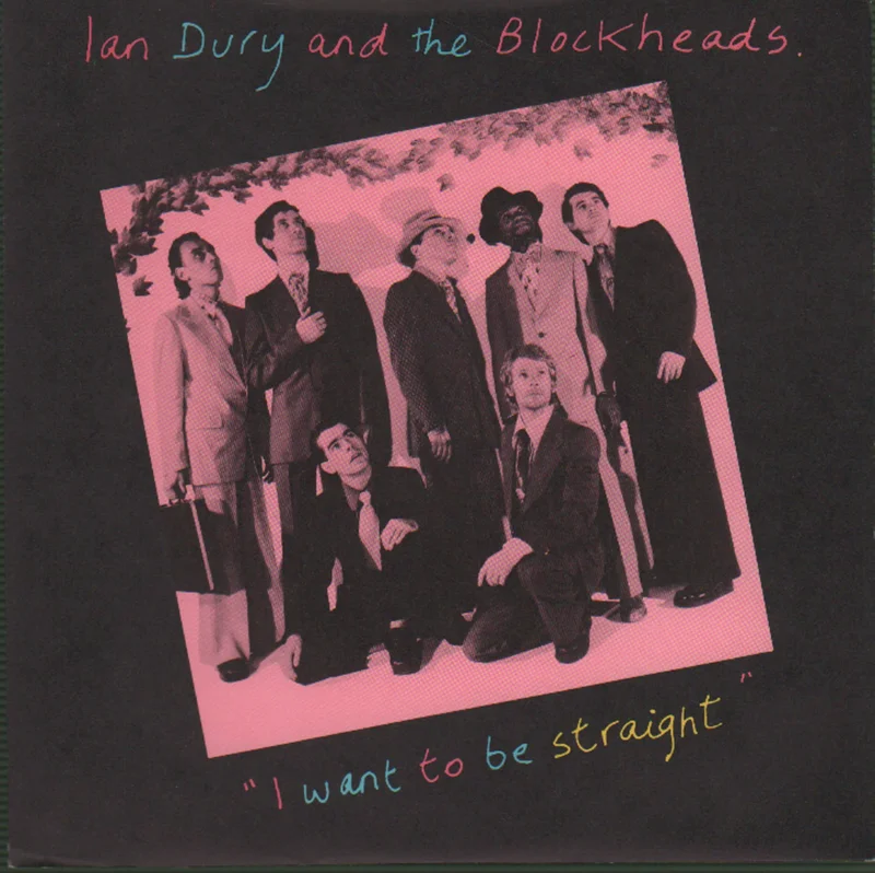 Ian Dury I Want To Be Straight - Group Sleeve UK 7" vinyl