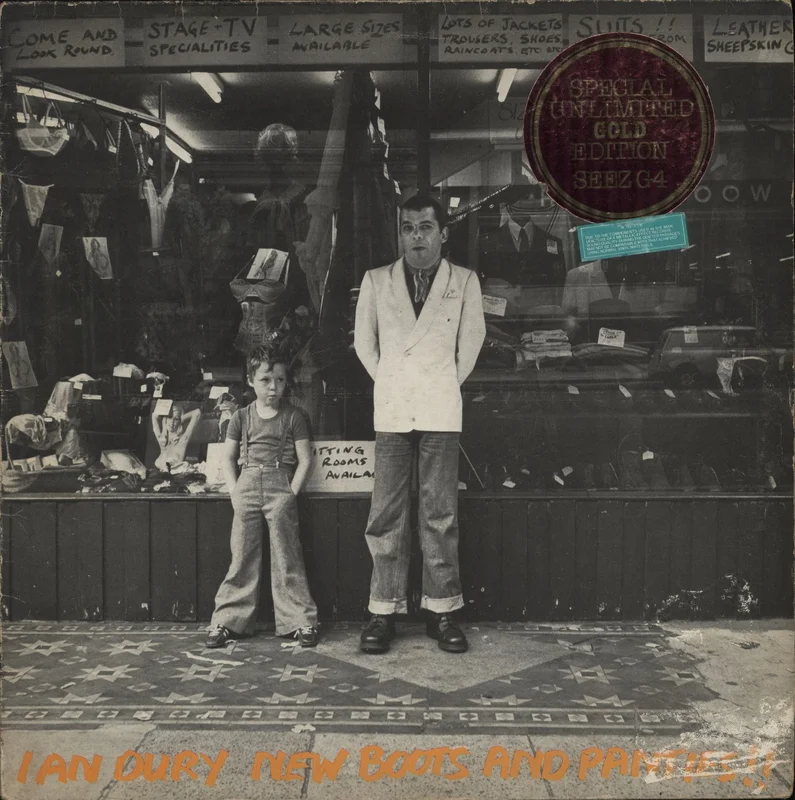 Ian Dury New Boots And Panties - Gold Vinyl - VG UK Vinyl LP