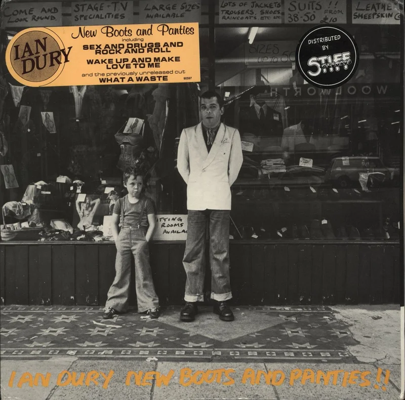 Ian Dury New Boots And Panties + Hype Sticker - Sealed US Vinyl LP