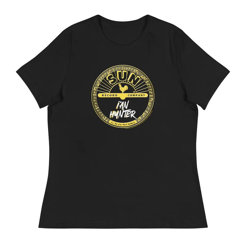 Ian Hunter Memphis Sun Records Label Fitted T-Shirt