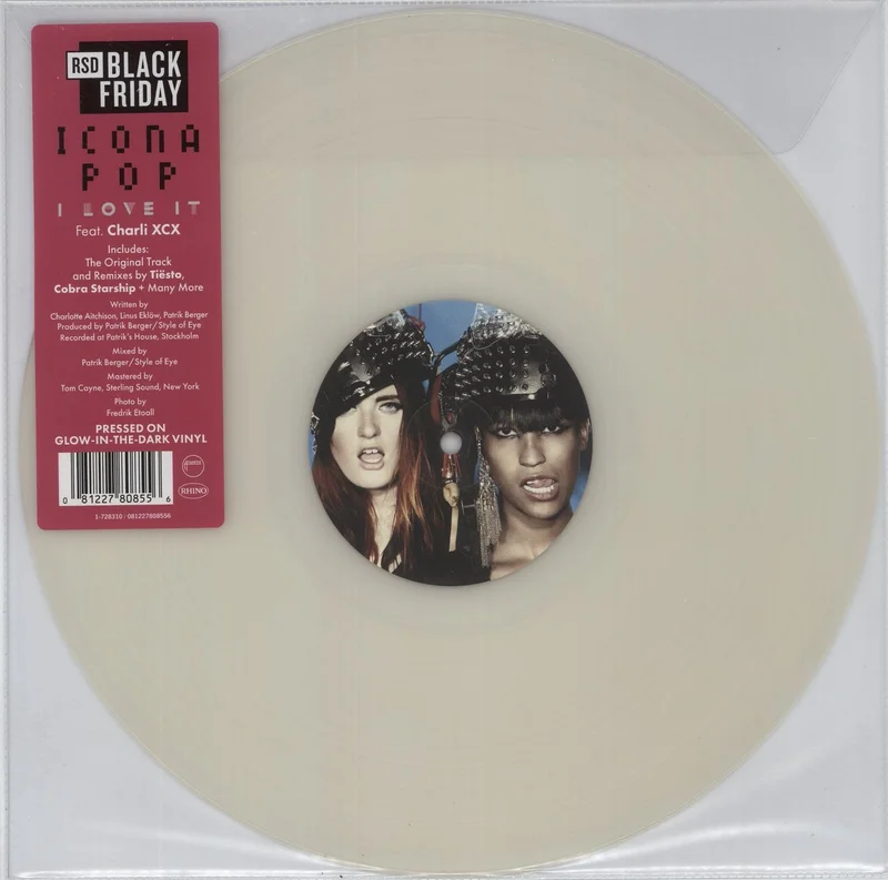 Icona Pop I Love It - Glow-In-The-Dark Vinyl - RSD US 12" vinyl