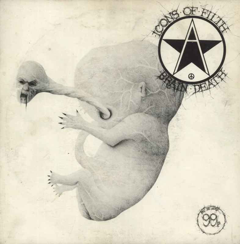 Icons Of Filth Brain Death UK 7" vinyl