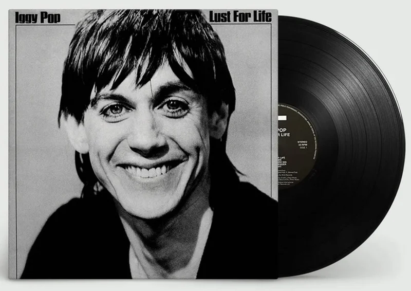 Iggy Pop Lust For Life - Black Vinyl - Sealed US Vinyl LP