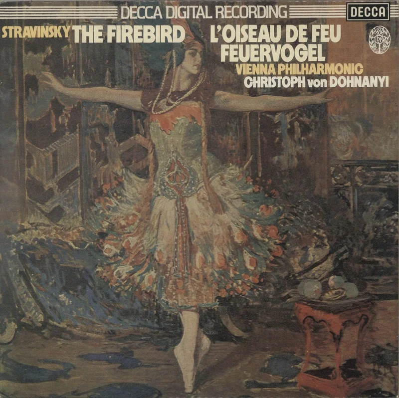 Igor Stravinsky Stravinsky: The Firebird = L'Oiseau De Feu = Feuervogel UK Vinyl LP