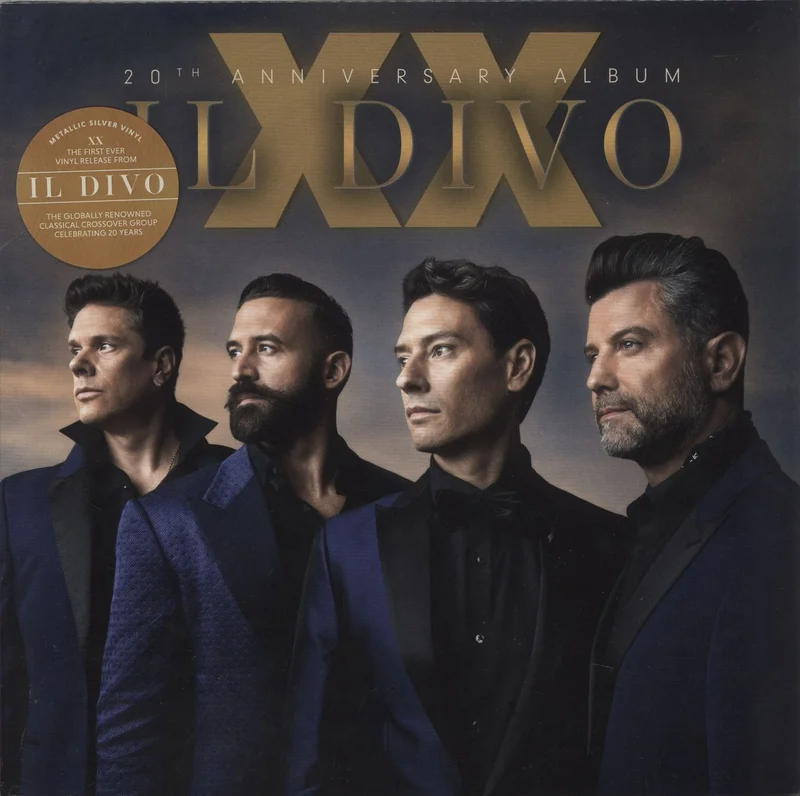 Il Divo XX - Metallic Silver Vinyl - Sealed UK Vinyl LP