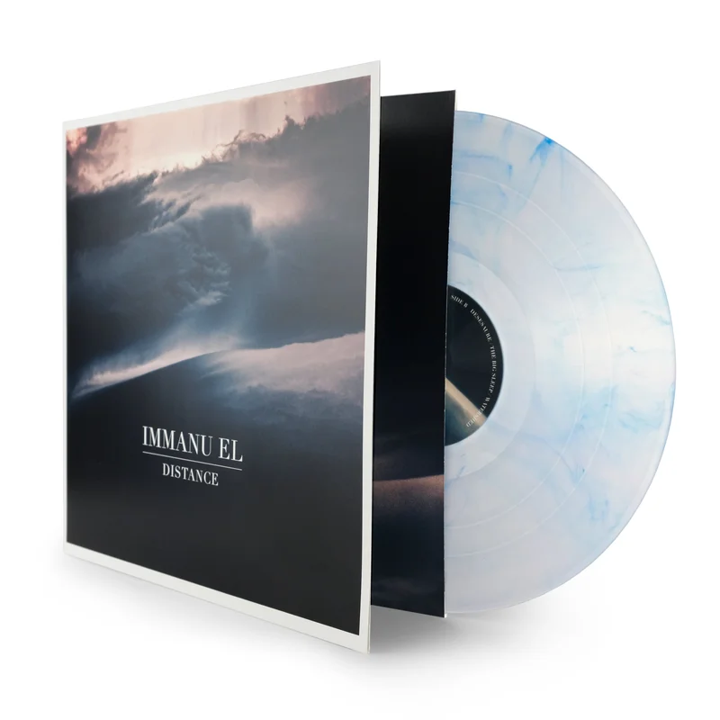 Immanu El  Distance [LP] Ultra Clear Ros w/ Dark Blue Smoke [EU]