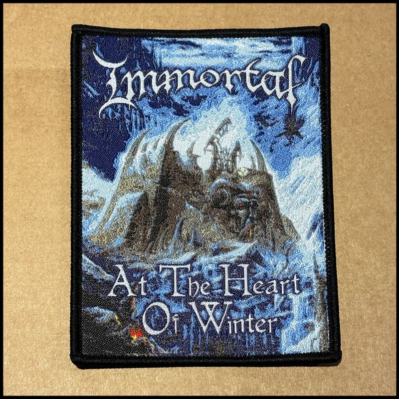 IMMORTAL: official limited edition AT THE HEART OF WINTER patch