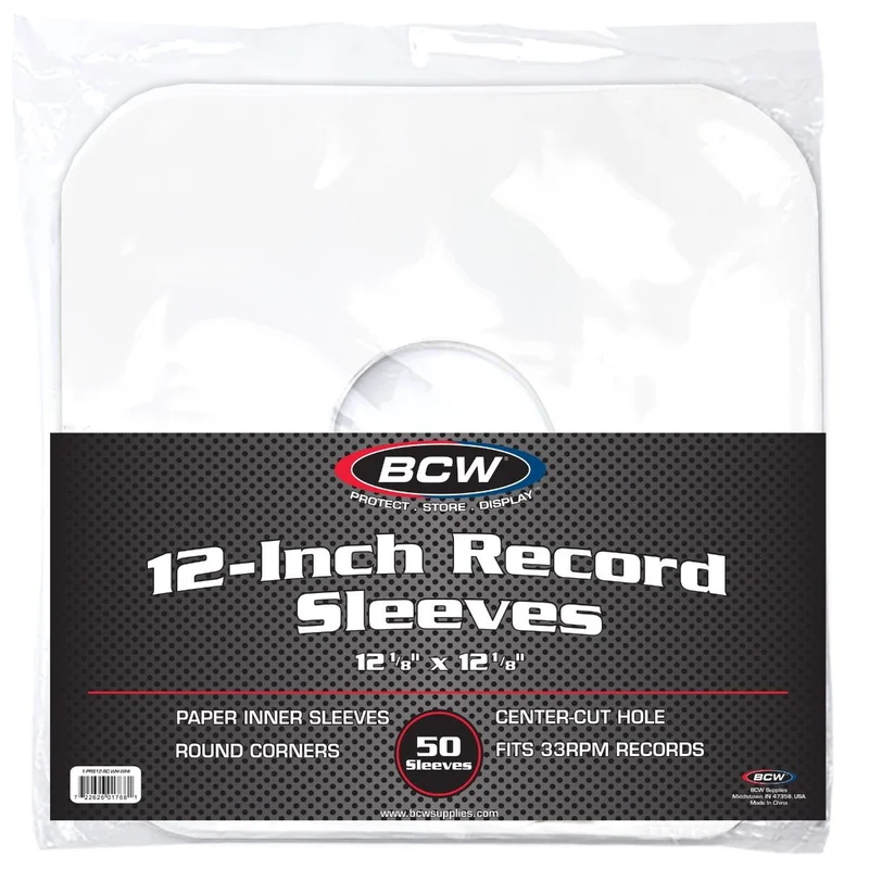 Inner Record Sleeves (Paper) White