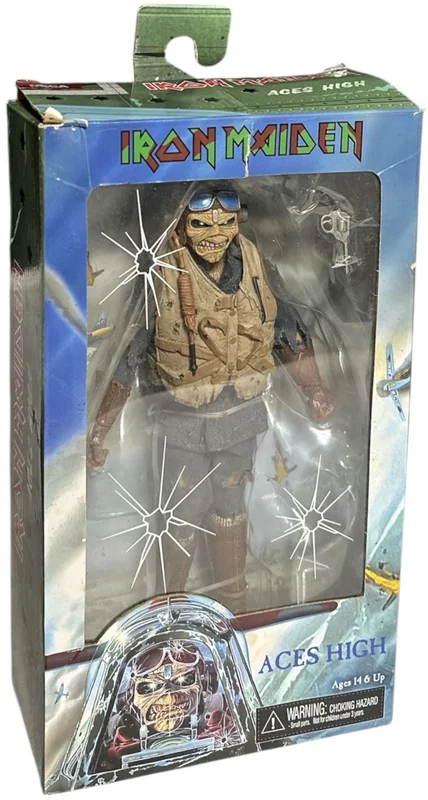 Iron Maiden Aces High 1984 Eddie Pilot Mascot UK Toy