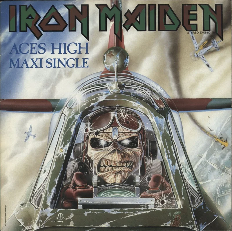 Iron Maiden Aces High Japanese 12" vinyl