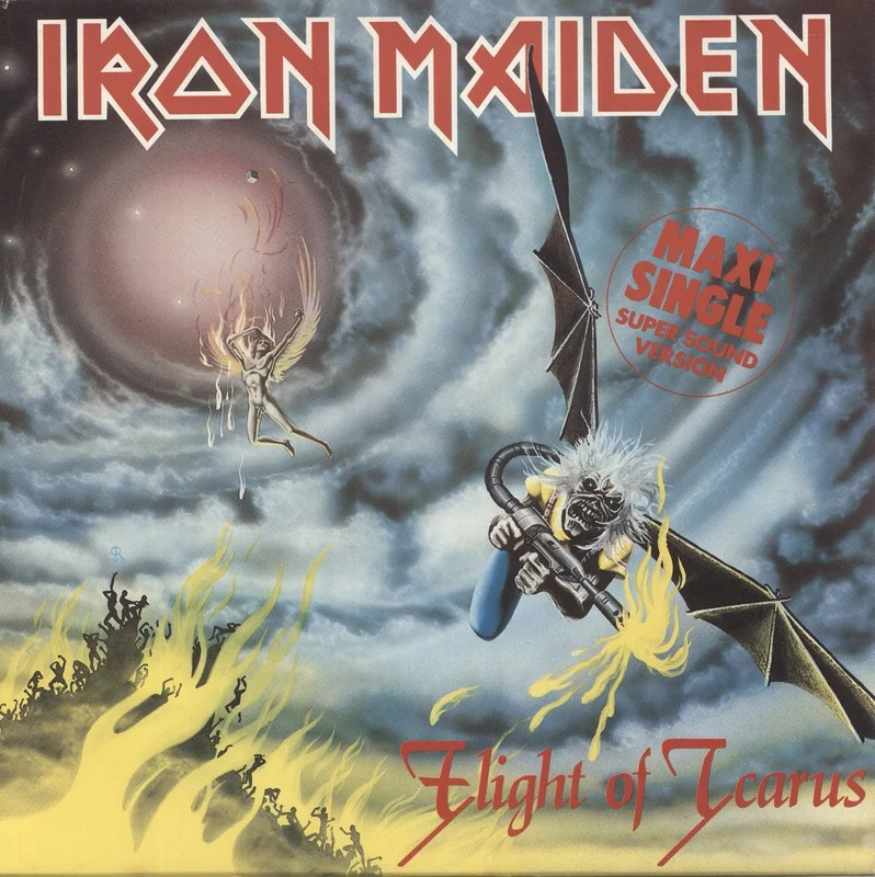 Iron Maiden Flight Of Icarus German 12" vinyl
