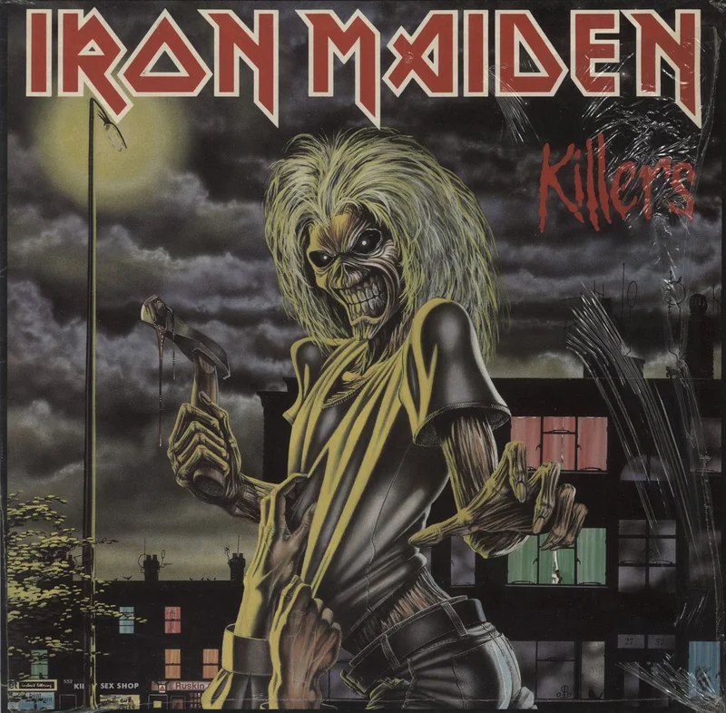 Iron Maiden Killers - 1st - Shrink UK Vinyl LP