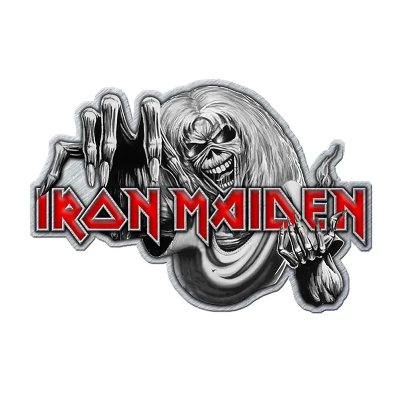 IRON MAIDEN: official NUMBER OF THE BEAST cast metal badge