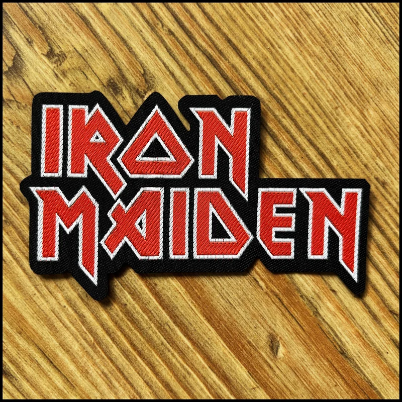 IRON MAIDEN: official SHAPED LOGO patch